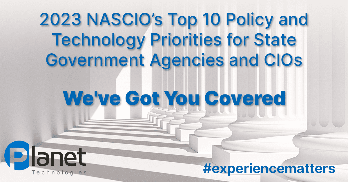 NASCIO Top 10 Priorities Technologies