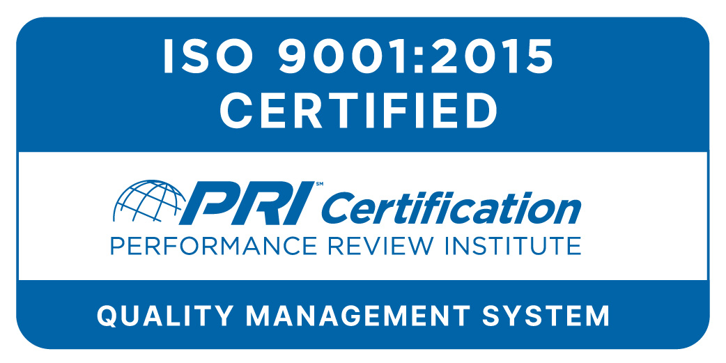 Planet-PRI-QMS-Logo Stacked-4.25 ISO 9001:2015 Certified